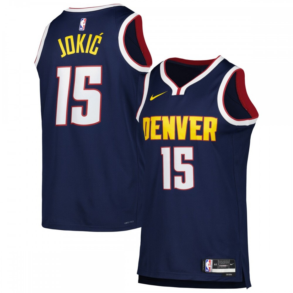 Nikola Jokic Denver Nuggets Unisex 2022/23 Swingman Jersey - Icon Edition - Navy-Pro Kit Vault | Brand New 26/27 Sports Jerseys